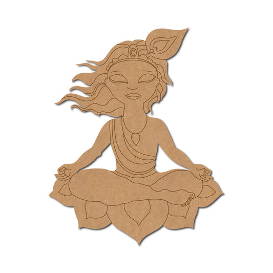 MDF Krishna Cut Out design-48