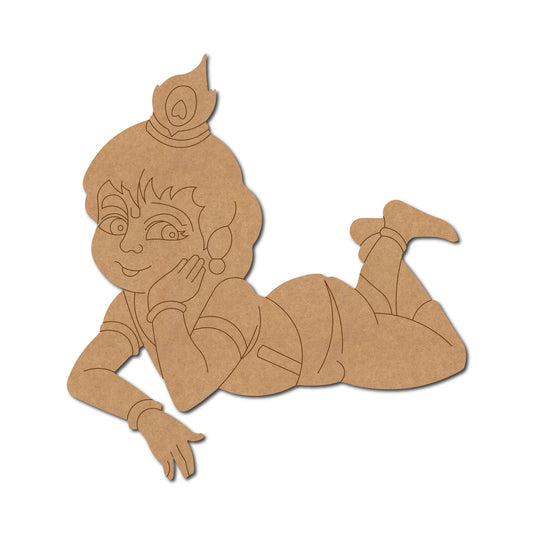 MDF Krishna Cut Out design-23