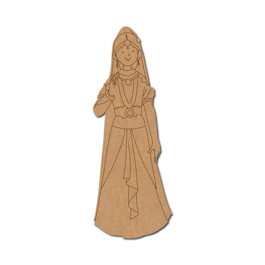 MDF Krishna Cut Out design-40