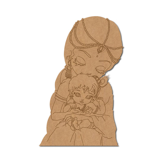 MDF Krishna Cut Out design-58
