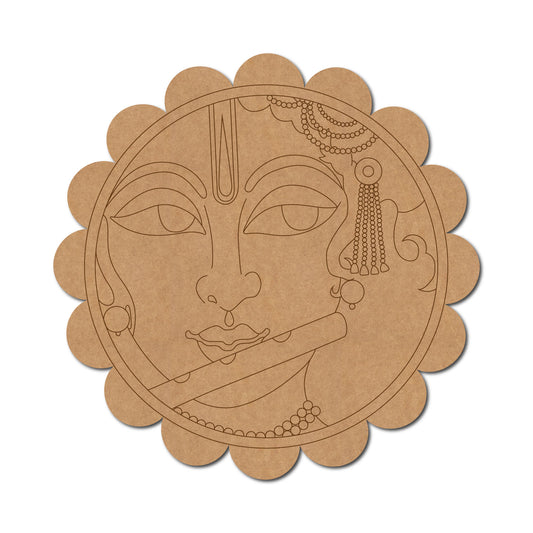 MDF Krishna Cut Out design-101