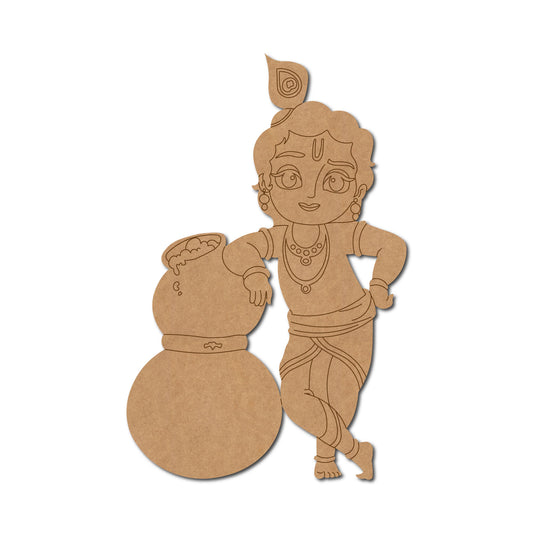 MDF Krishna Cut Out design-19