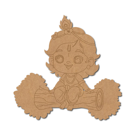 MDF Krishna Cut Out design-15