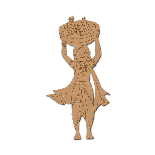 MDF Krishna Cut Out design-94