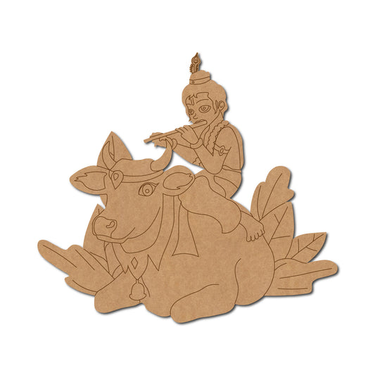 MDF Krishna Cut Out design-57