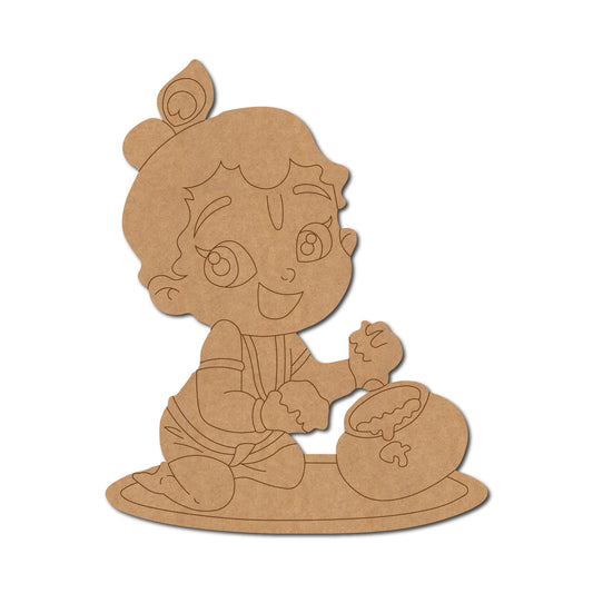 MDF Krishna Cut Out design-30