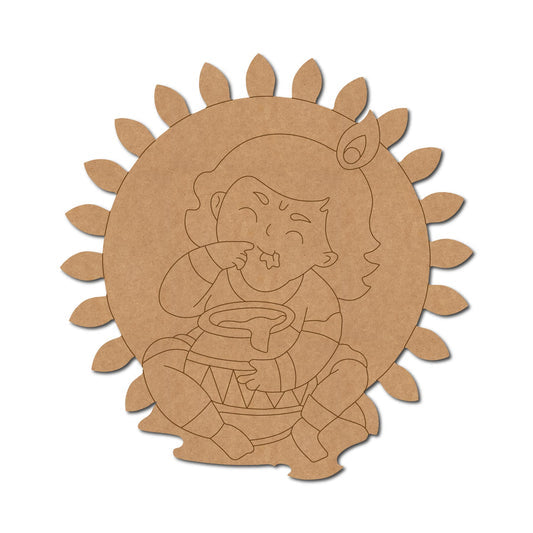 MDF Krishna Cut Out design-38