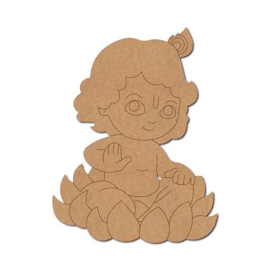 MDF Krishna Cut Out design-14