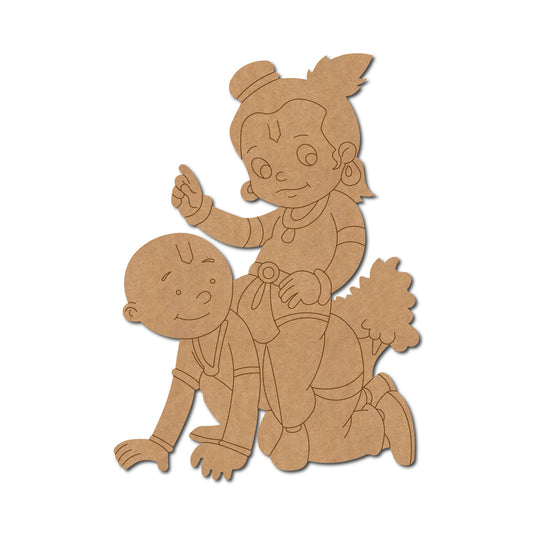MDF Krishna Cut Out design-50