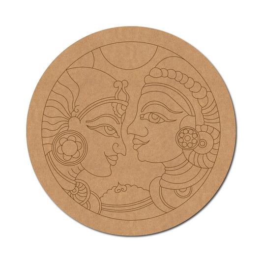 MDF Krishna Cut Out design-87