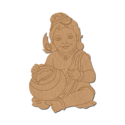 MDF Krishna Cut Out design-67