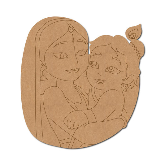 MDF Krishna Cut Out design-33