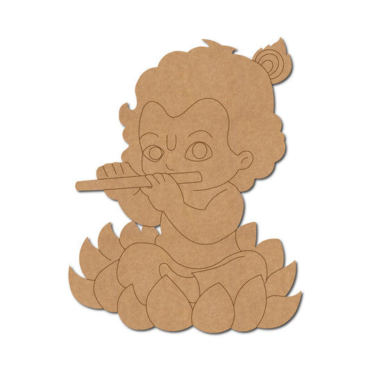 MDF Krishna Cut Out design-41