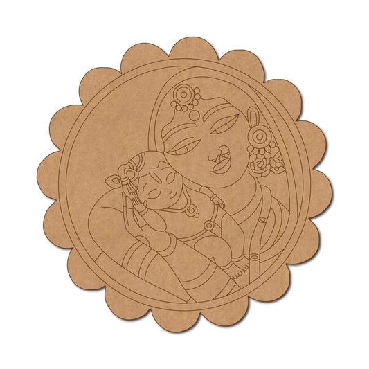 MDF Krishna Cut Out design-82