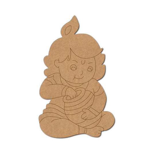 MDF Krishna Cut Out design-16