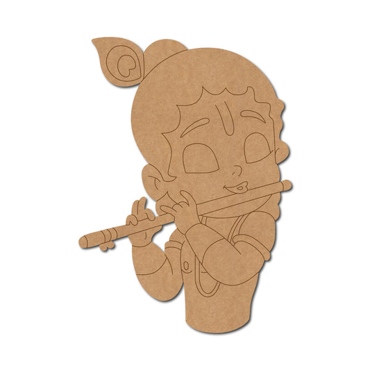 MDF Krishna Cut Out design-12