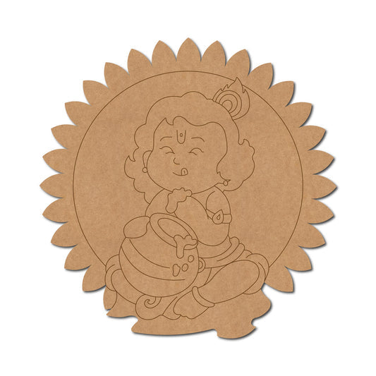 MDF Krishna Cut Out design-84