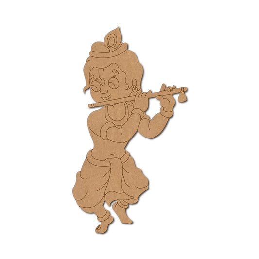 MDF Krishna Cut Out design-8