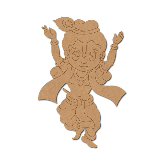 MDF Krishna Cut Out design-69