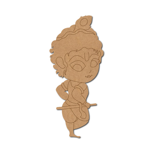MDF Krishna Cut Out design-71