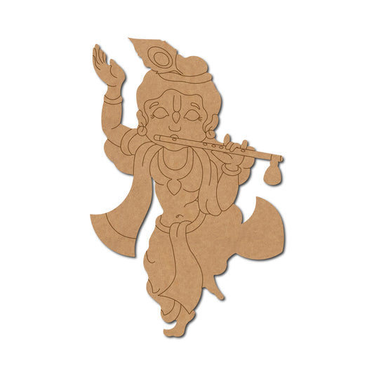 MDF Krishna Cut Out design-7