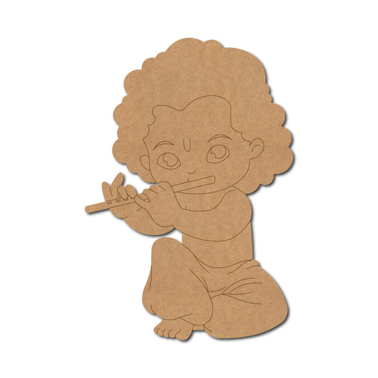 MDF Krishna Cut Out design-9