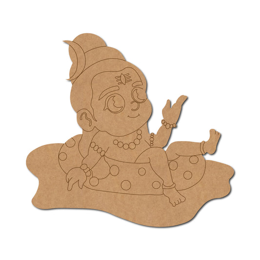 MDF Krishna Cut Out design-73