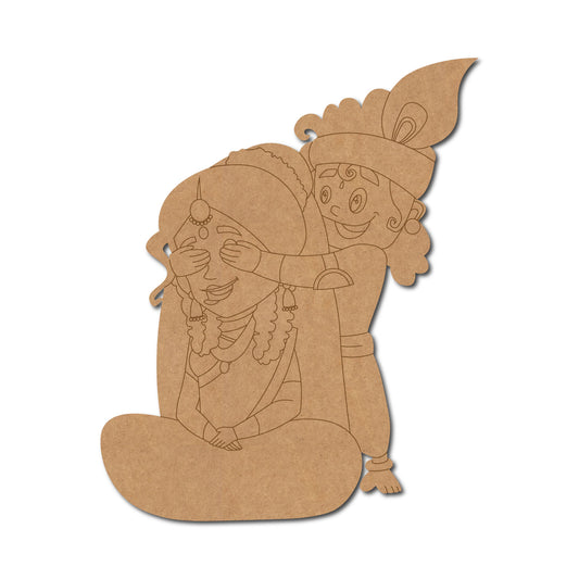 MDF Krishna Cut Out design-60