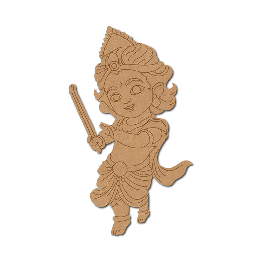 MDF Krishna Cut Out design-53