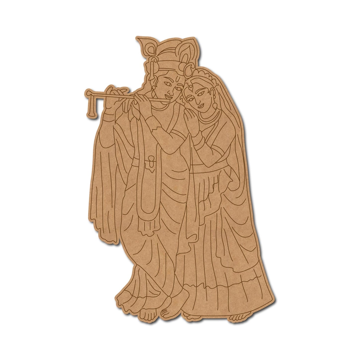 MDF Krishna Cut Out design-107