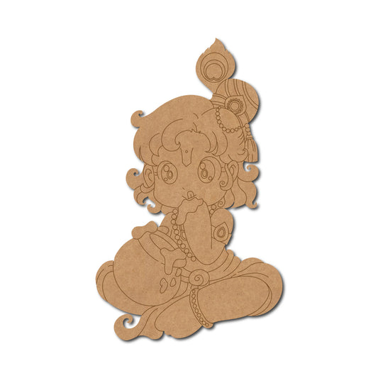 MDF Krishna Cut Out design-80