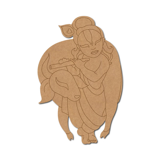 MDF Krishna Cut Out design-109