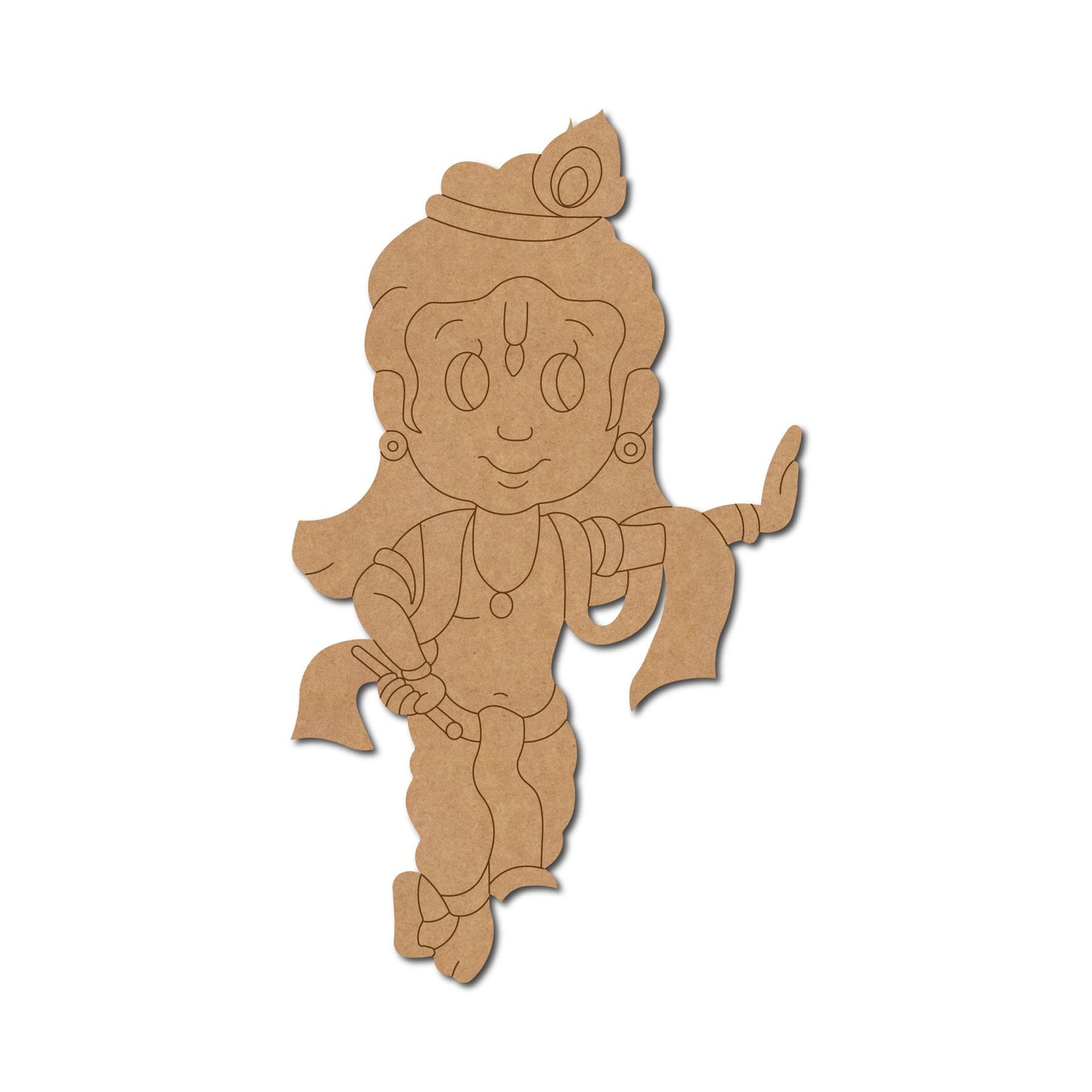 MDF Krishna Cut Out design-103