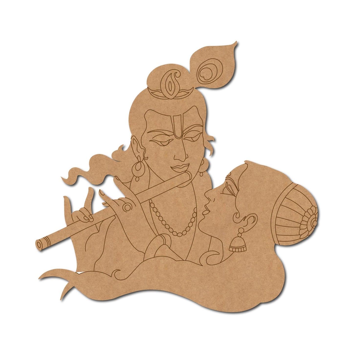 MDF Krishna Cut Out design-115