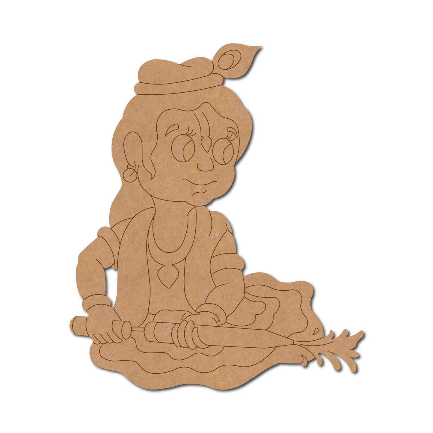 MDF Krishna Cut Out design-105