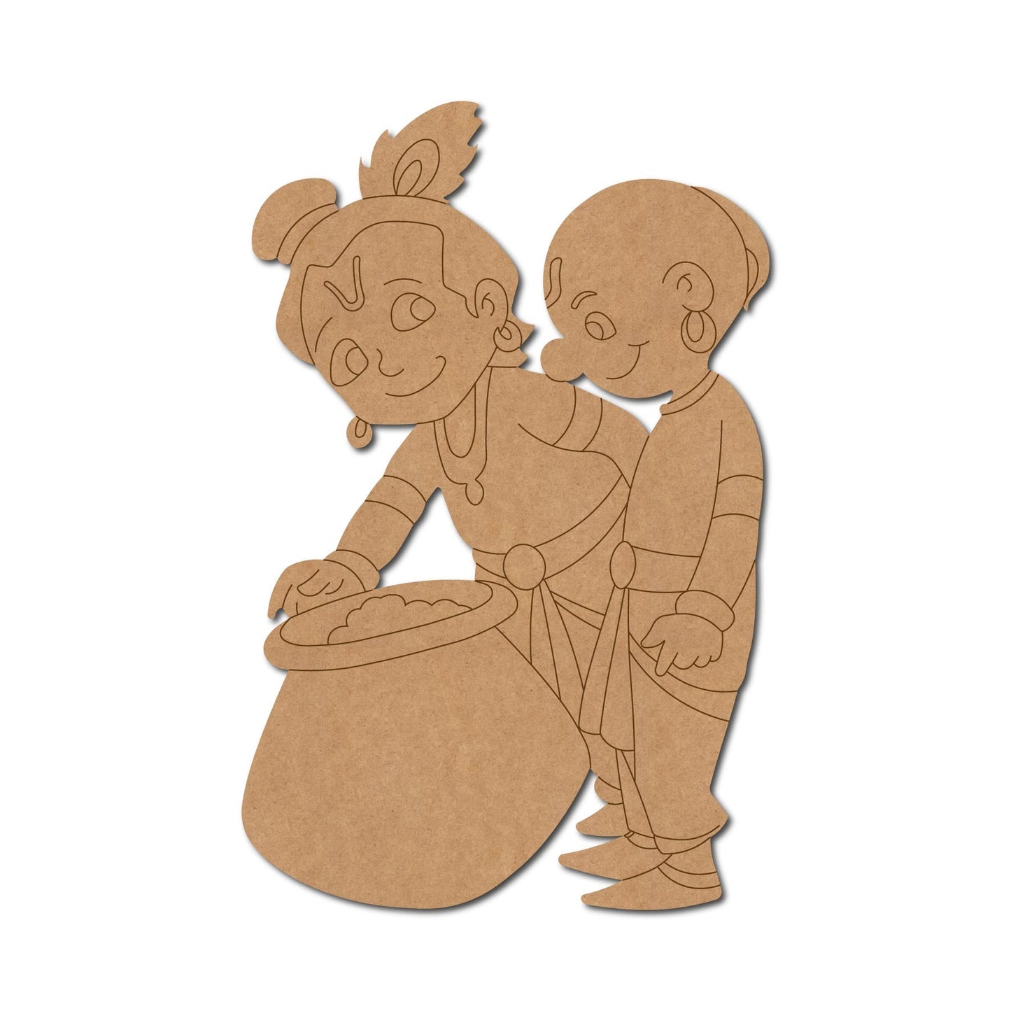 MDF Krishna Cut Out design-113