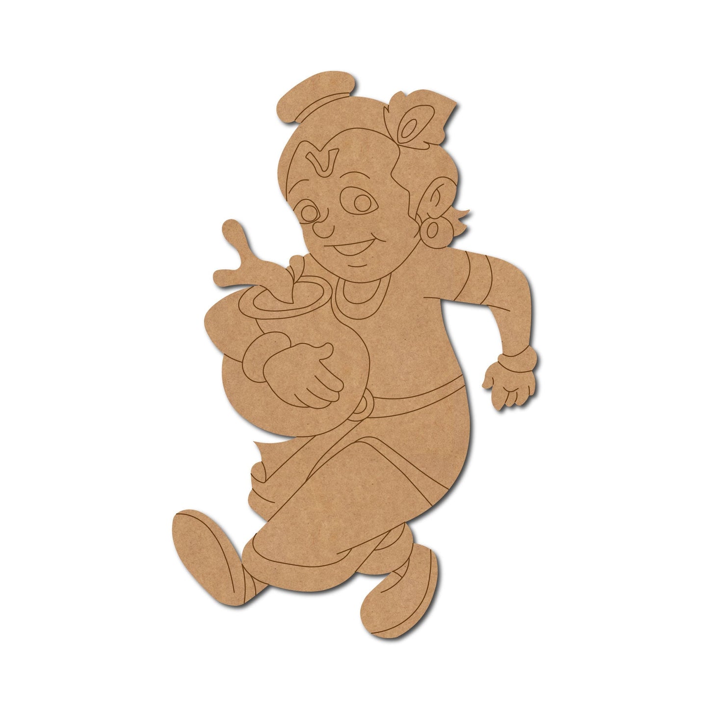 MDF Krishna Cut Out design-114