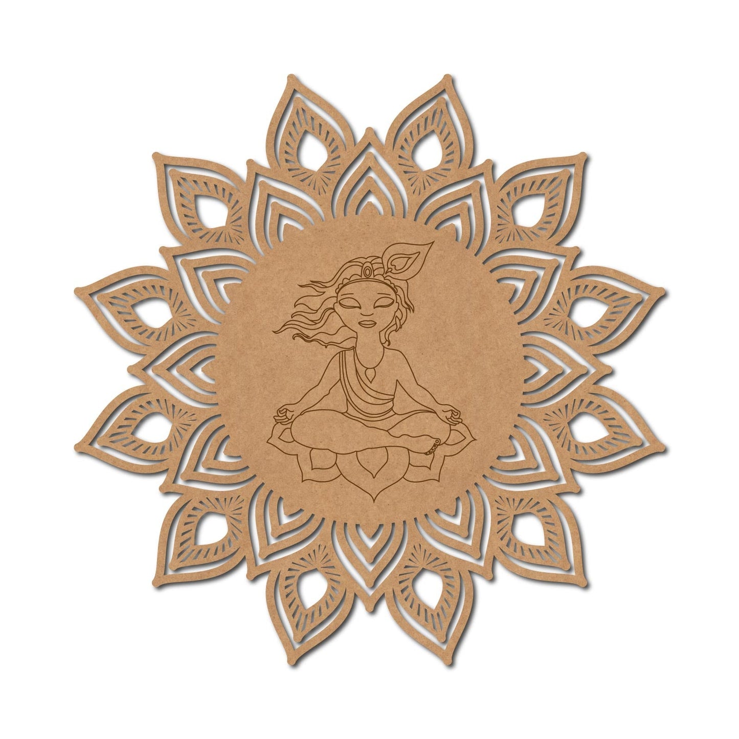 MDF Krishna Cut Out design-122