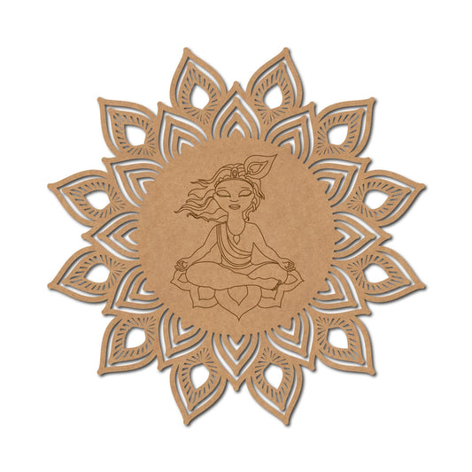MDF Krishna Cut Out design-122