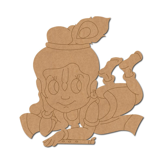 MDF Krishna Cut Out design-123
