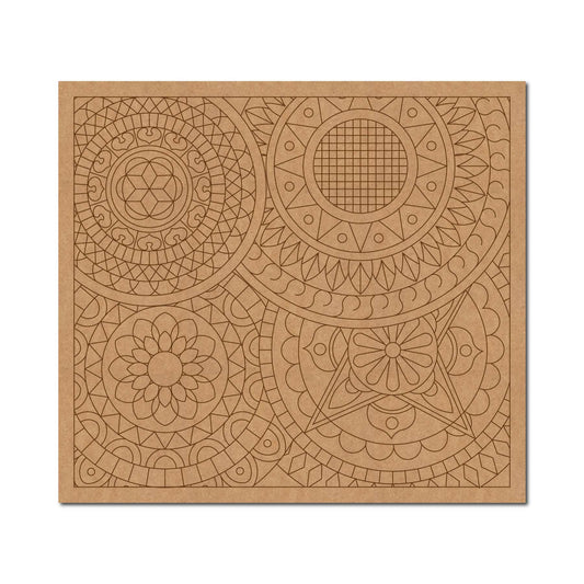 🪷 Pre-Marked MDF Cutouts10