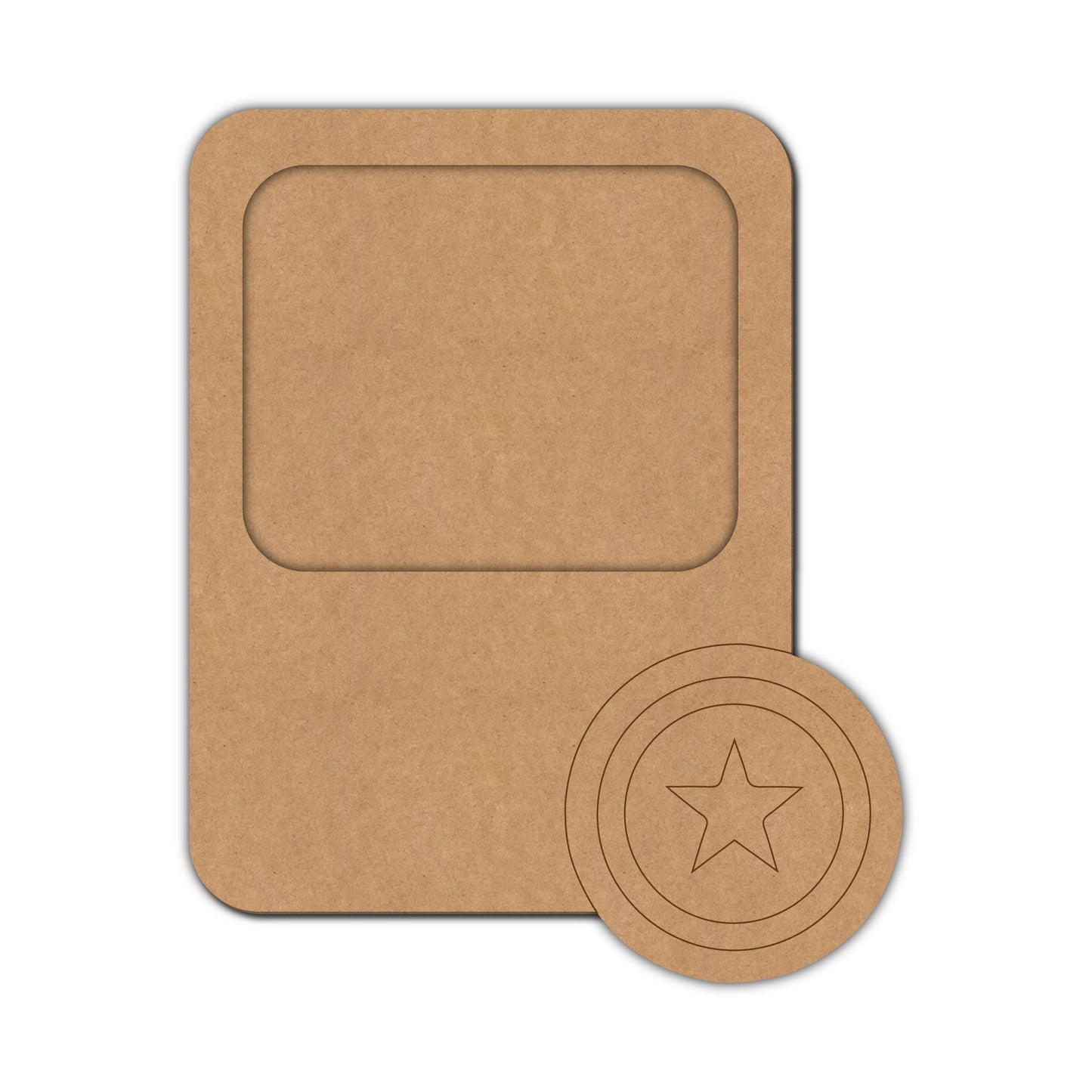 Premium MDF Photo Frame for DIY Painting & Craft-7
