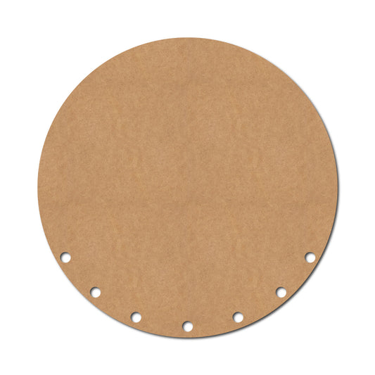 Plain MDF  Circular with Holes Bases – Fine Pine Wood for Resin, Mandala & DIY Art