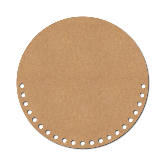 Plain MDF  Circular with Holes Bases – Fine Pine Wood for Resin, Mandala & DIY Art