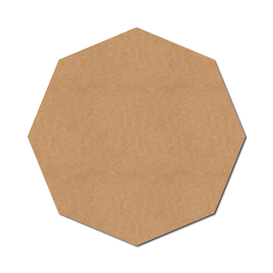 Plain MDF Bases polygon – Fine Pine Wood for Resin, Mandala & DIY Art