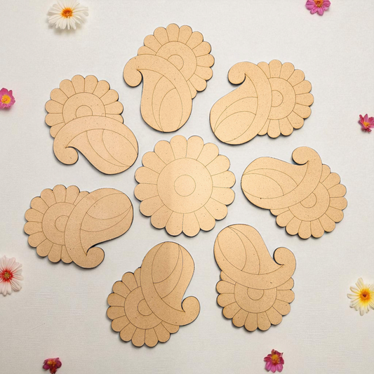 Premium MDF Rangoli Cutouts for DIY Painting & Home Decor | Shree Gifts N Crafts design-3