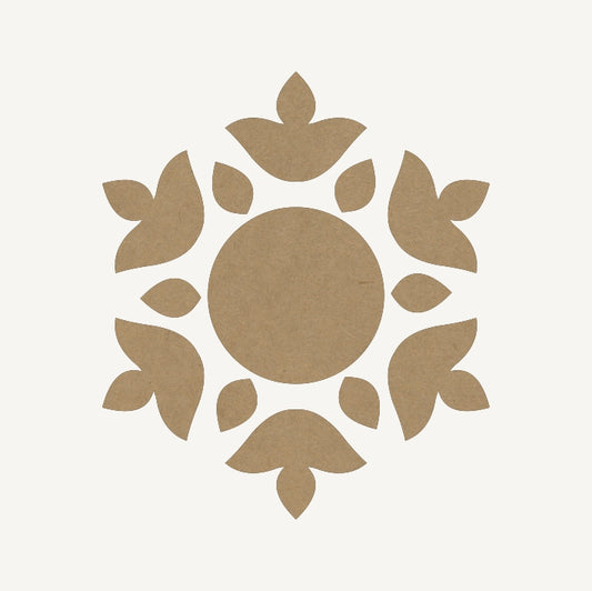 Premium MDF Rangoli Cutouts for DIY Painting & Home Decor | Shree Gifts N Crafts design-10