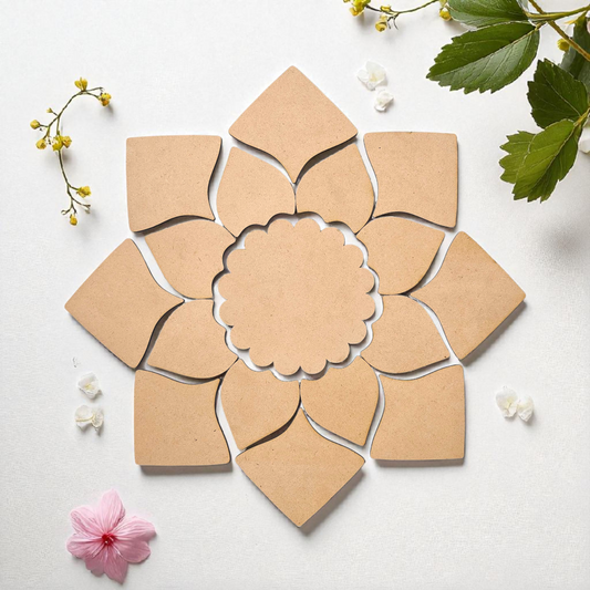 Premium MDF Rangoli Cutouts for DIY Painting & Home Decor | Shree Gifts N Crafts design-5
