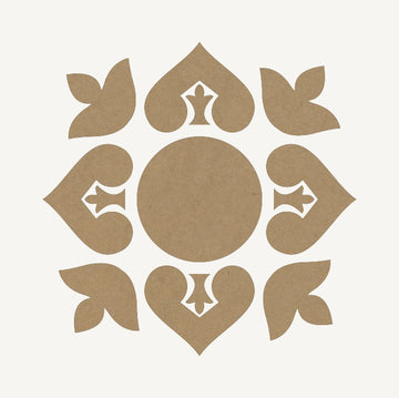 Premium MDF Rangoli Cutouts for DIY Painting & Home Decor | Shree Gifts N Crafts design-9 (Copy)