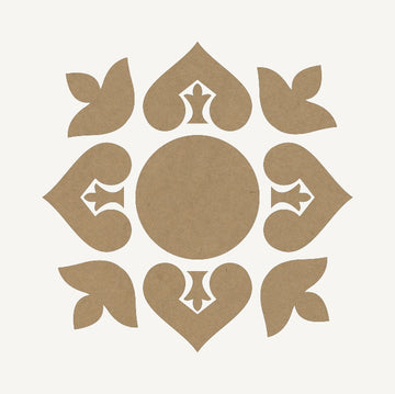 Premium MDF Rangoli Cutouts for DIY Painting & Home Decor | Shree Gifts N Crafts design-9 (Copy)